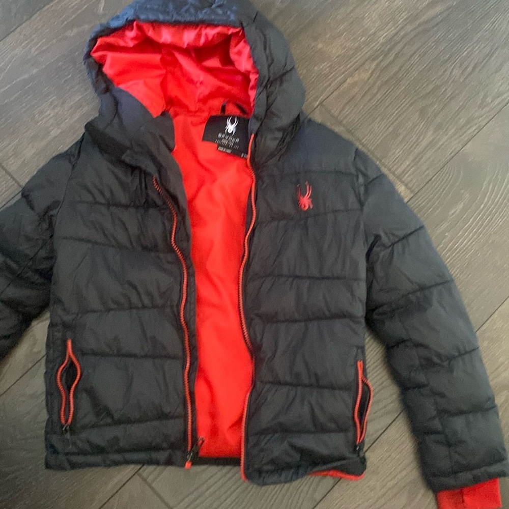 Kids Spyder puffer jacket